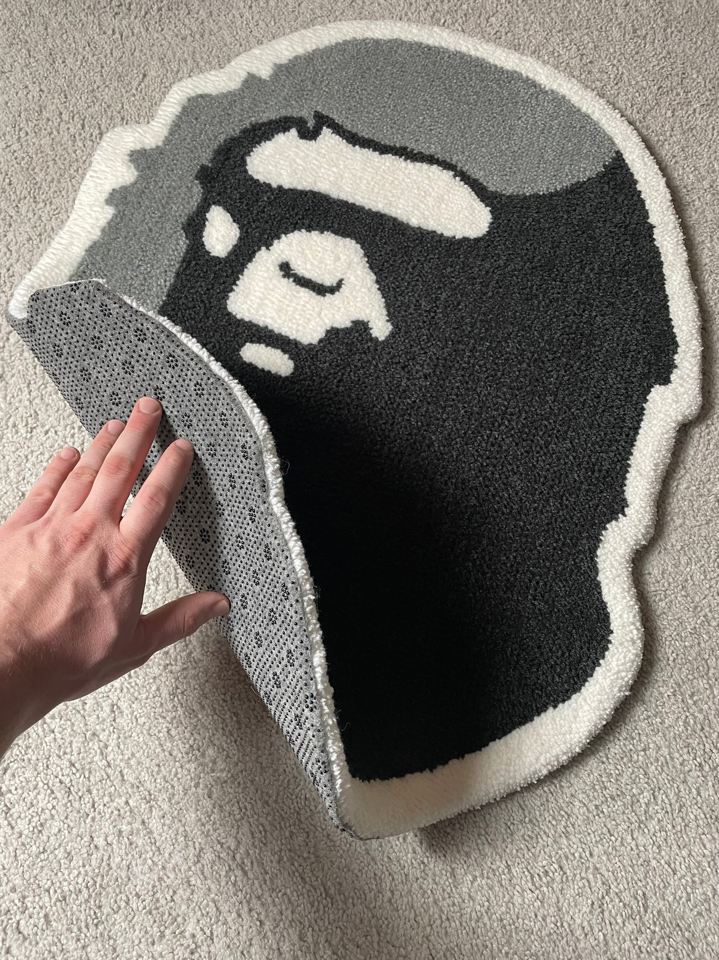 Bape rug w/ non-slip backing